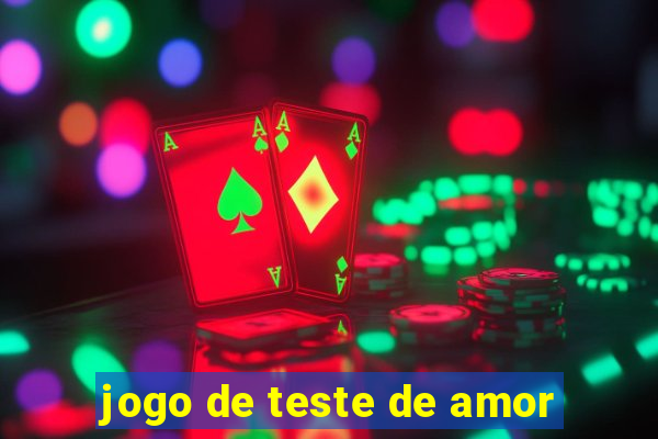 jogo de teste de amor